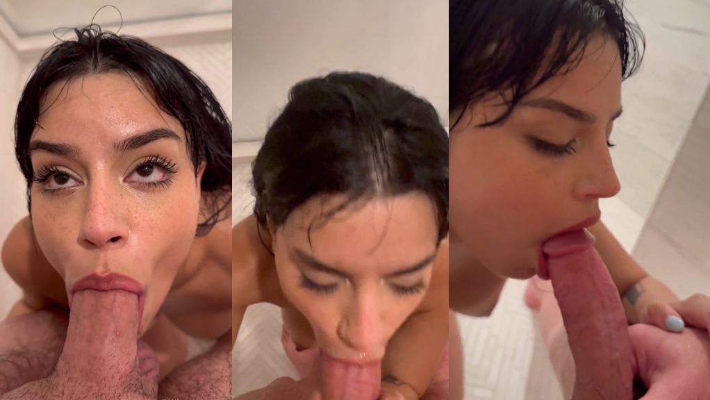 Hannah Jo POV Blowjob In Bathroom And Cum On Face