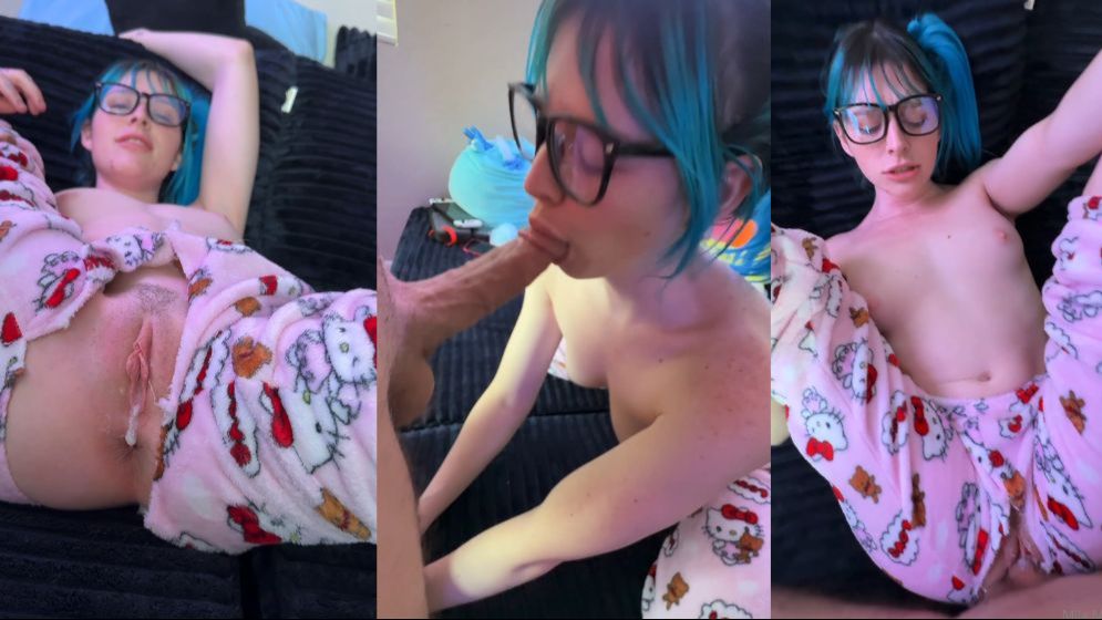 Mila Mondell Ripped PJ Pants Fucking Creampie
