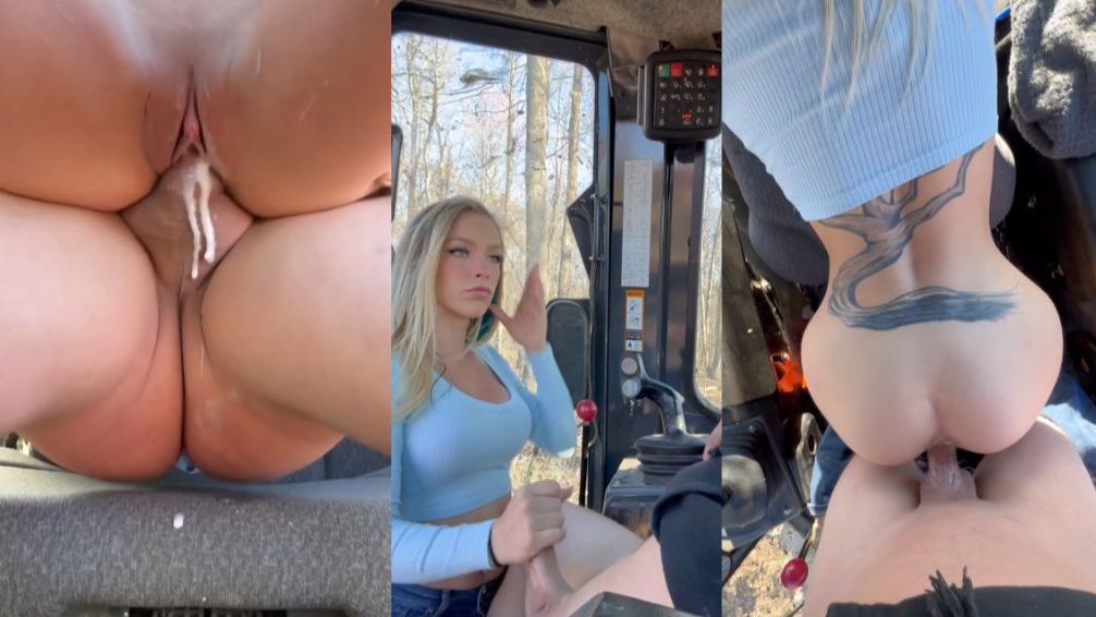 Skye Marie Gets Creampie Fuck In The Tractor
