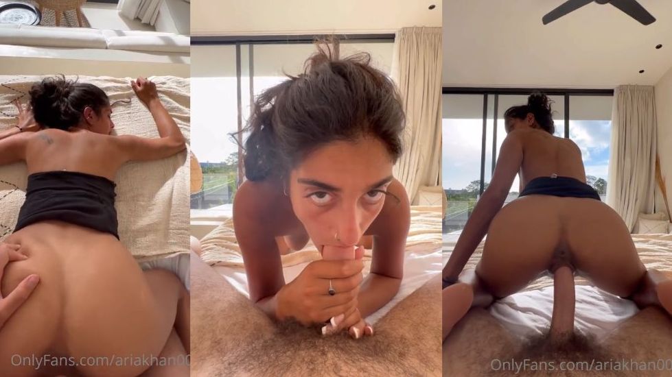 Aria Khan BG Reverse Cowgirl Sextape