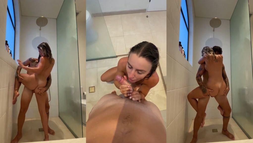 Rebecca McLeod Riding Cock Shower Sextape