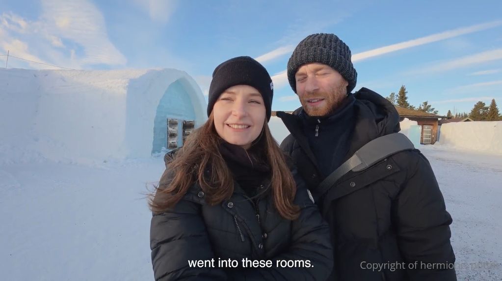 Hermione Potter Ice Hotel Lapland Sweden Sextape