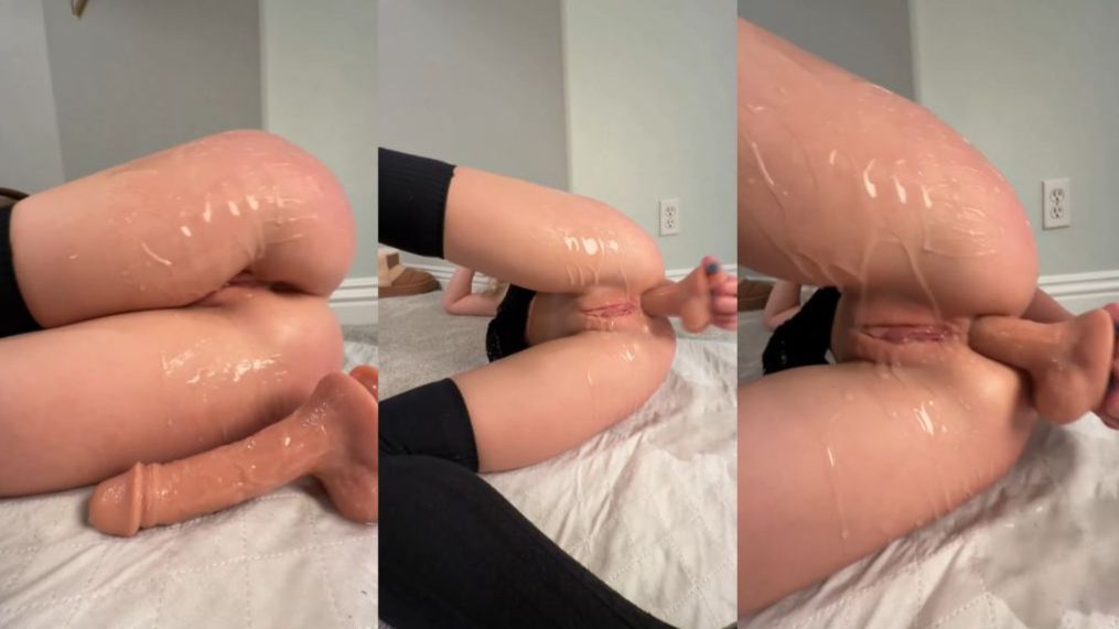 Bougie_Bb Filthy Wet Anal Pump Stretches Her Hole