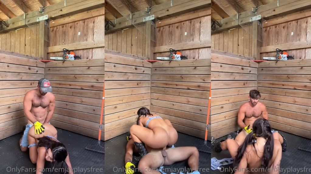 Emily Rinaudo Gets Nailed Hard After Blowing Construction Worker