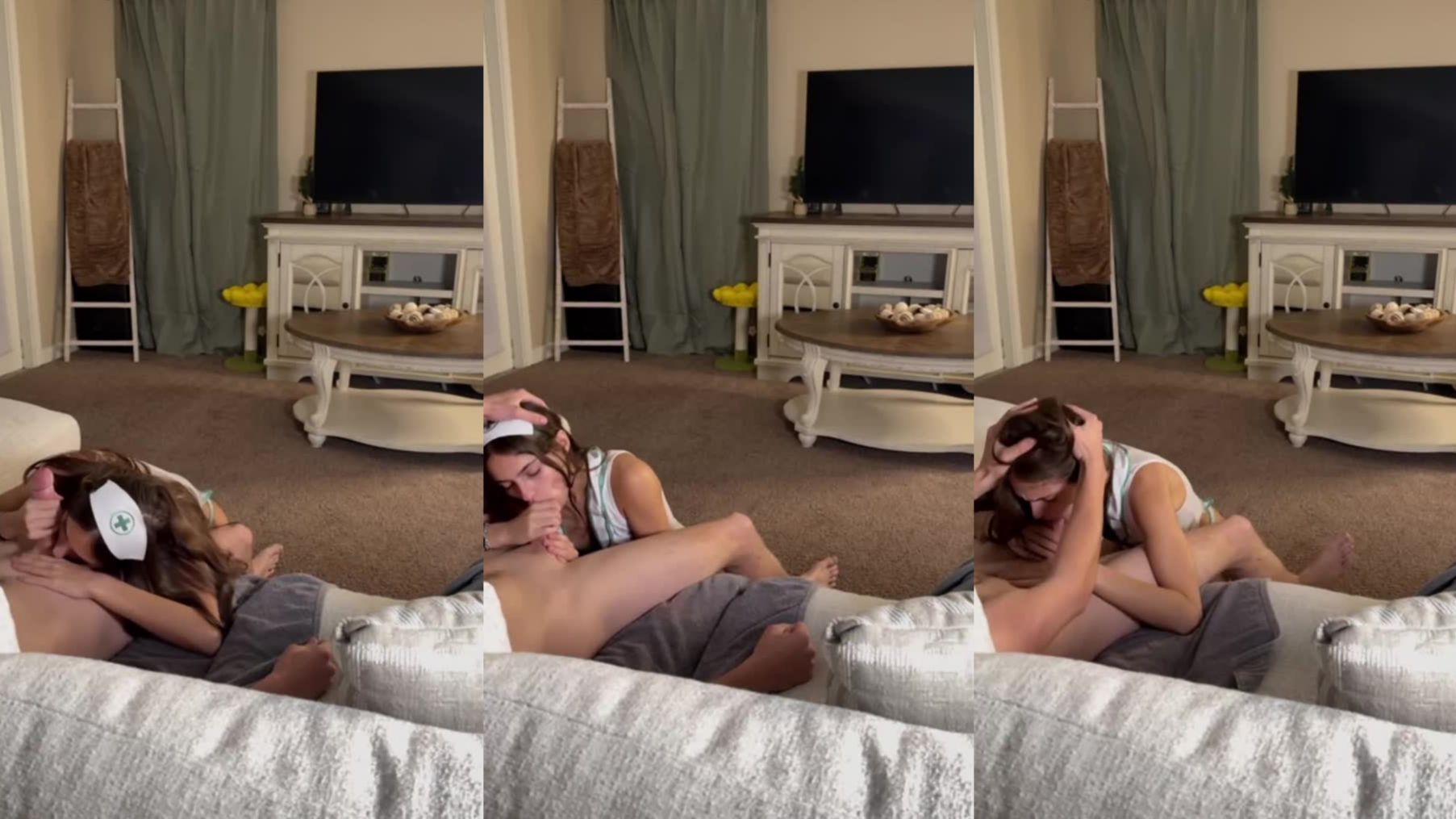 Kinsley Wyatt Petite Nurse Deepthroats Her Patient Cock