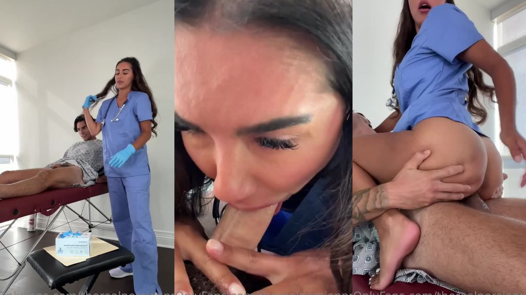 Mia Falls Slutry Doctor Gives Therapy With Mouth And Pussy